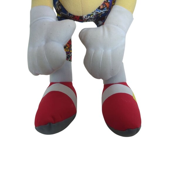 Toy Factory Sonic‎ The Hedgehog Plush Toy 18" Sticker Bomb Design Multicolor - Picture 13 of 15